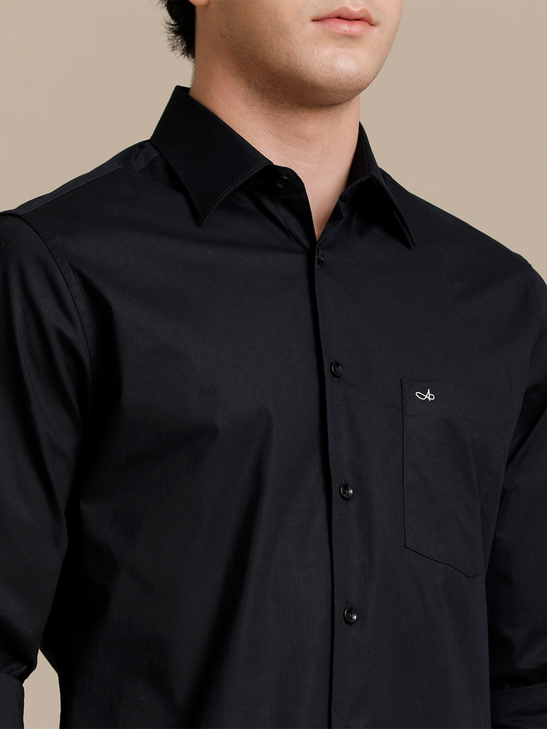 Aldeno Mens Slim Fit Indigo Formal Cotton Stretch Shirt (ROCCO)