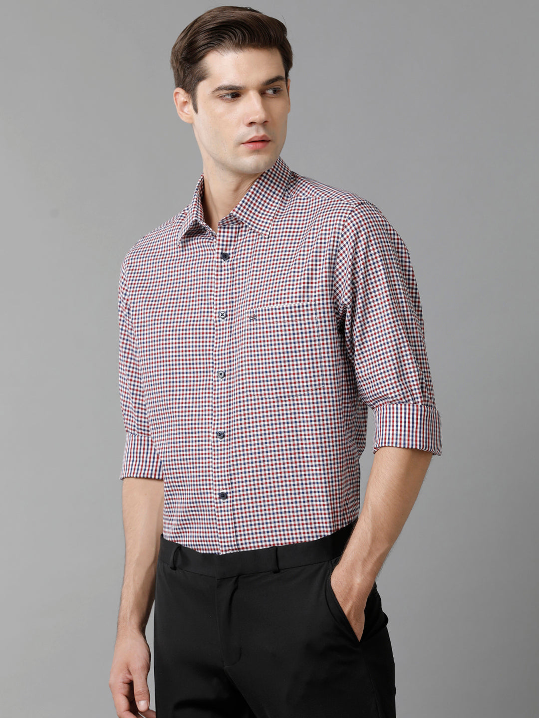 Aldeno Mens Multi Checks Casual Shirt (CAVIN)