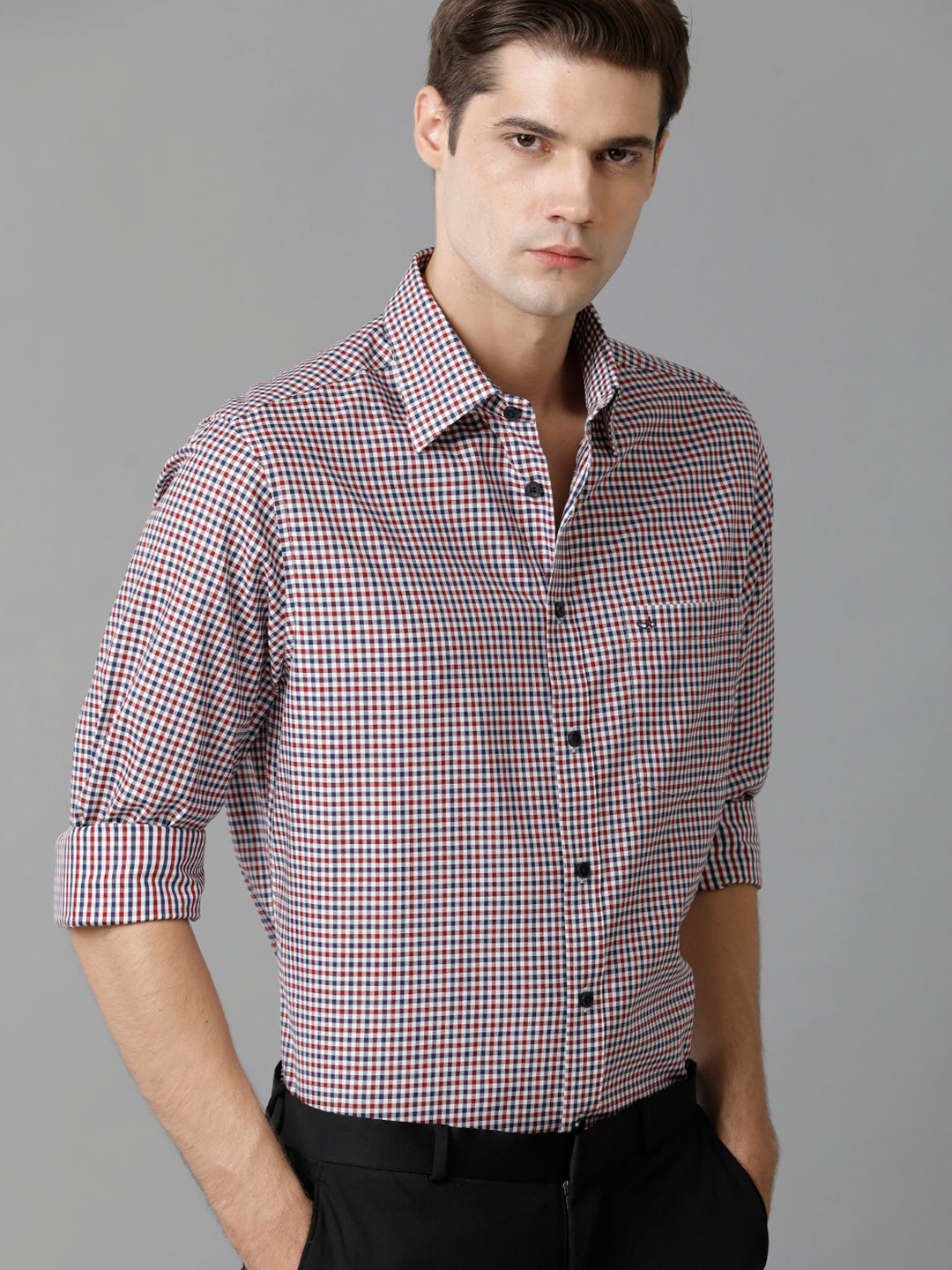 Aldeno Mens Multi Checks Casual Shirt (CAVIN)