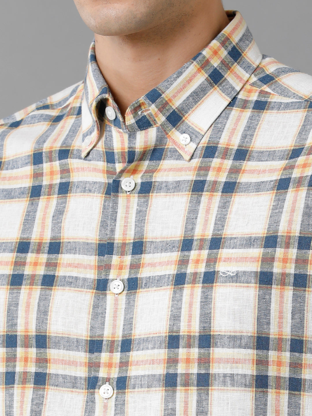 Aldeno Mens Regular Fit Multi Check Casual Cotton Shirt (ELLA)