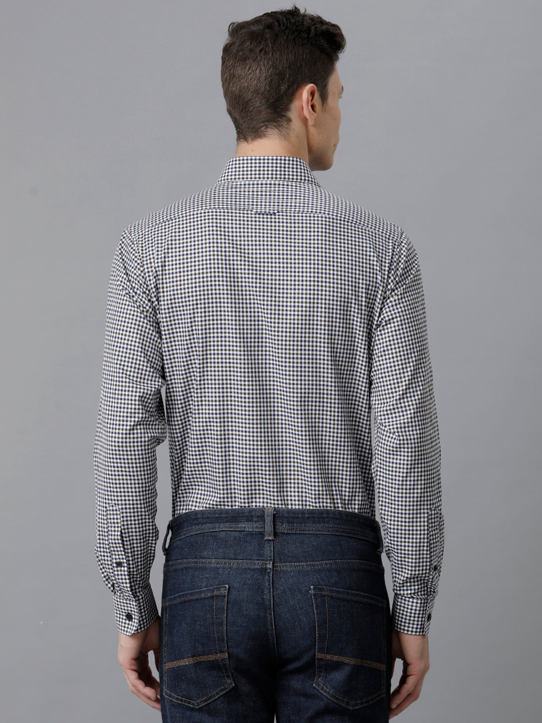 Aldeno Mens Multi Checks Casual Shirt (CEZAR)