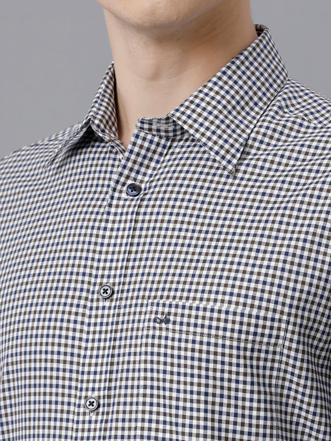 Aldeno Mens Multi Checks Casual Shirt (CEZAR)