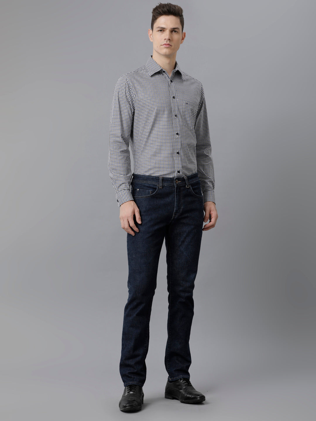 Aldeno Mens Multi Checks Casual Shirt (CEZAR)