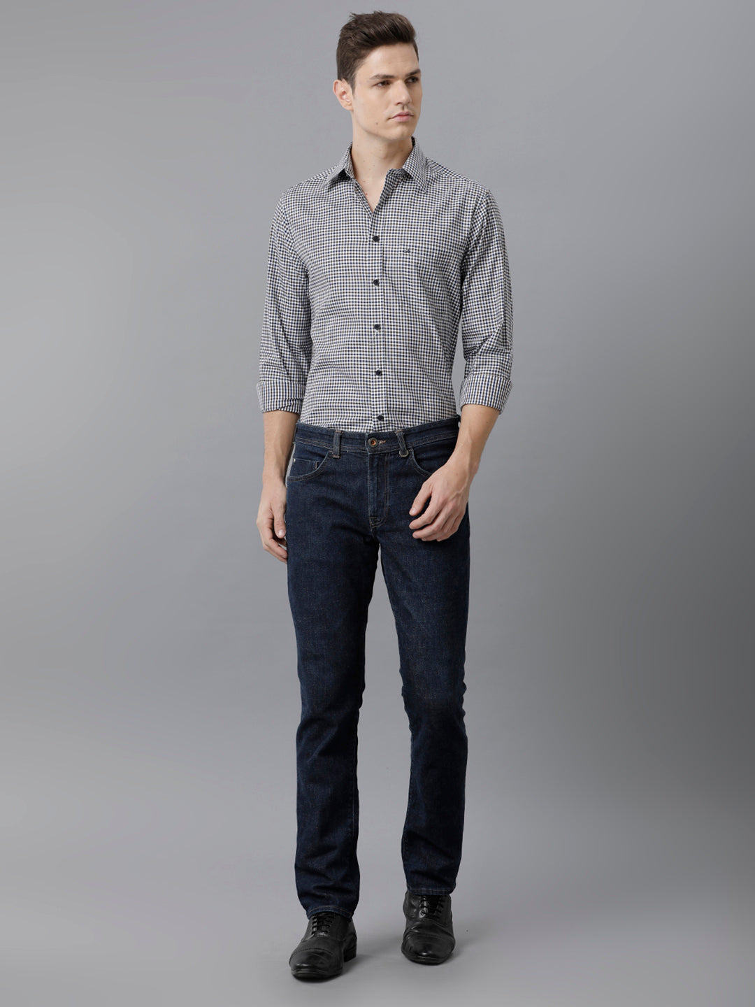 Aldeno Mens Multi Checks Casual Shirt (CEZAR)