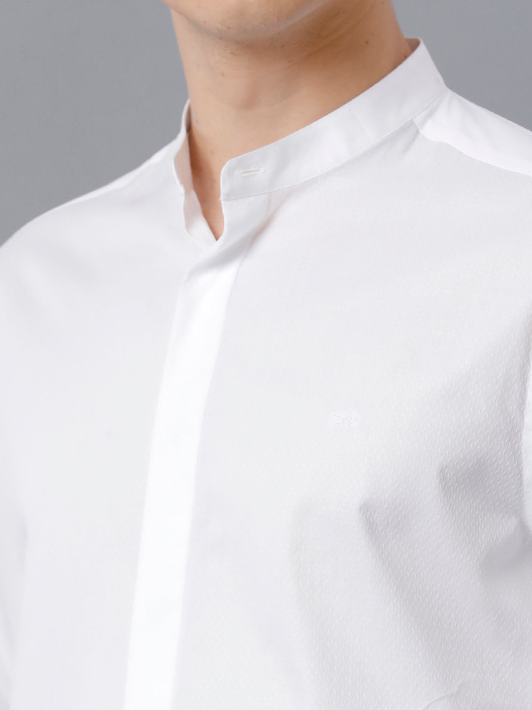 Aldeno Mens Regular Fit Solid White Formal Cotton Shirt (CHARL)