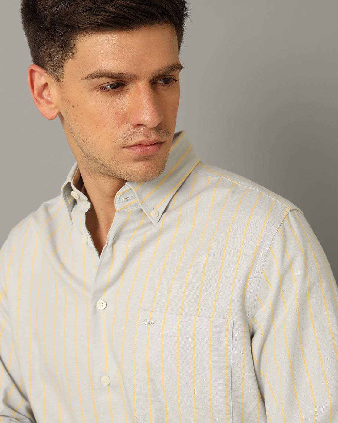 Aldeno Men Striped Casual Shirt