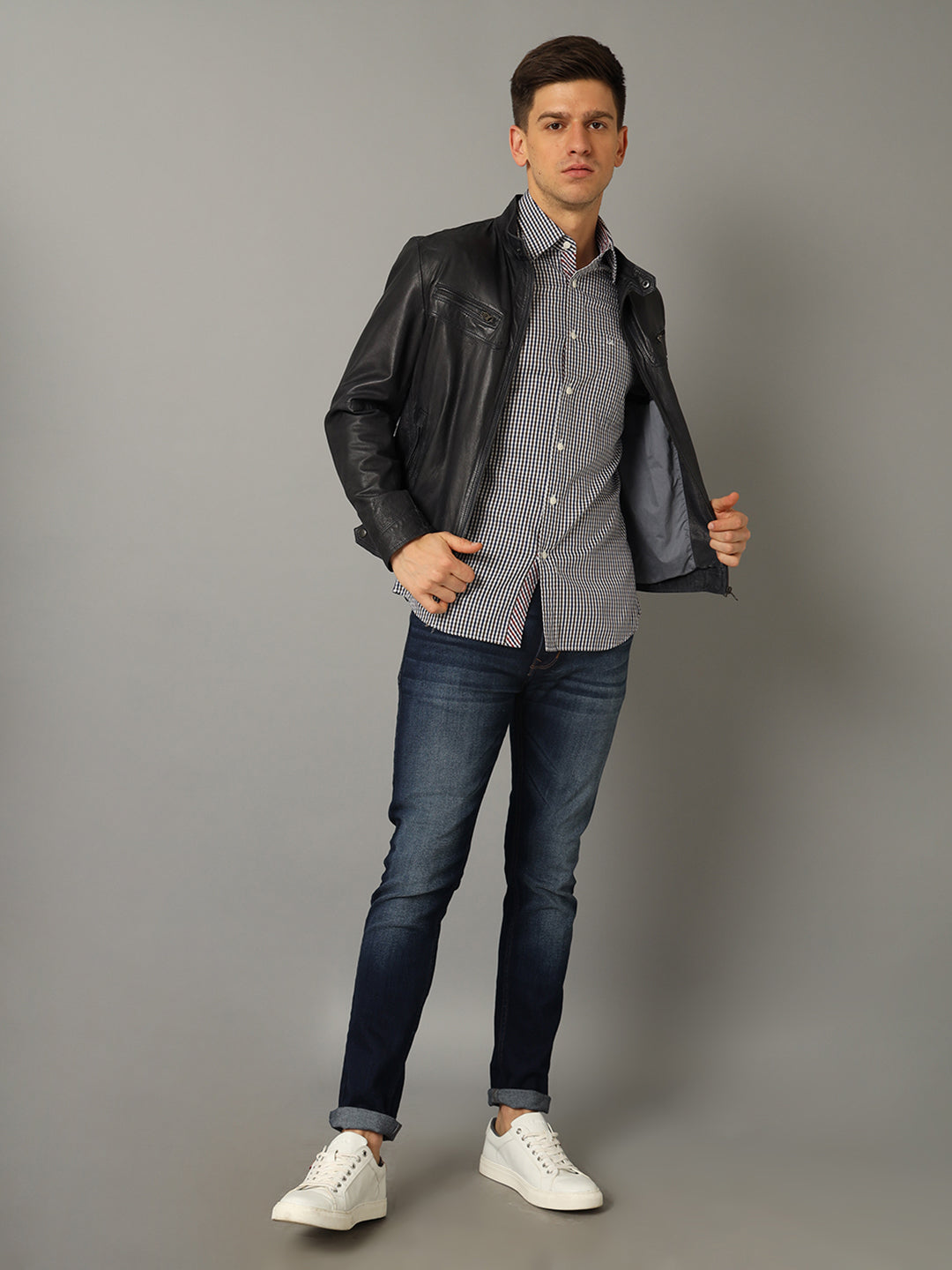 Aldeno Men Checkered Casual Multicolor Shirt