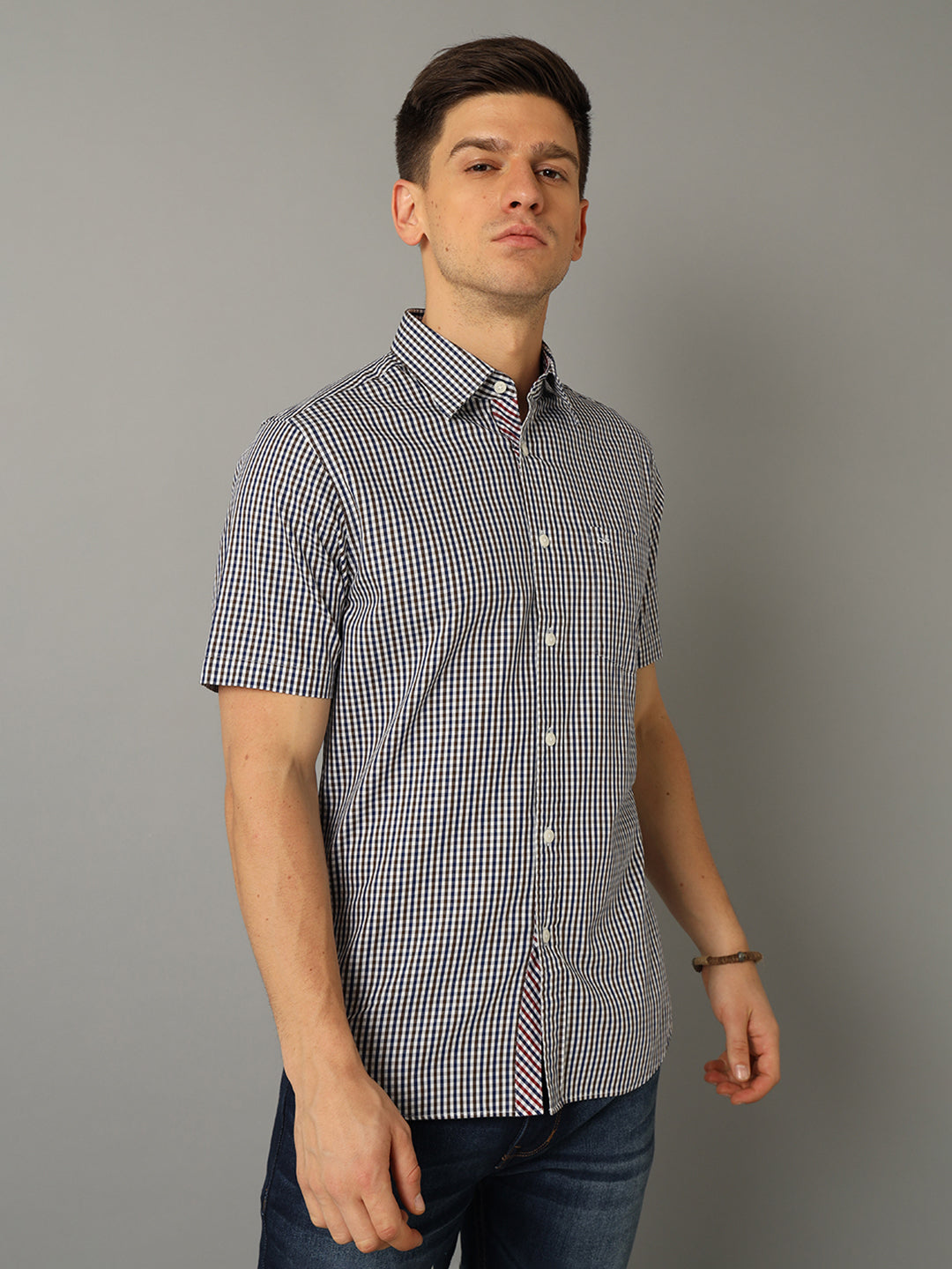 Aldeno Men Checkered Casual Multicolor Shirt