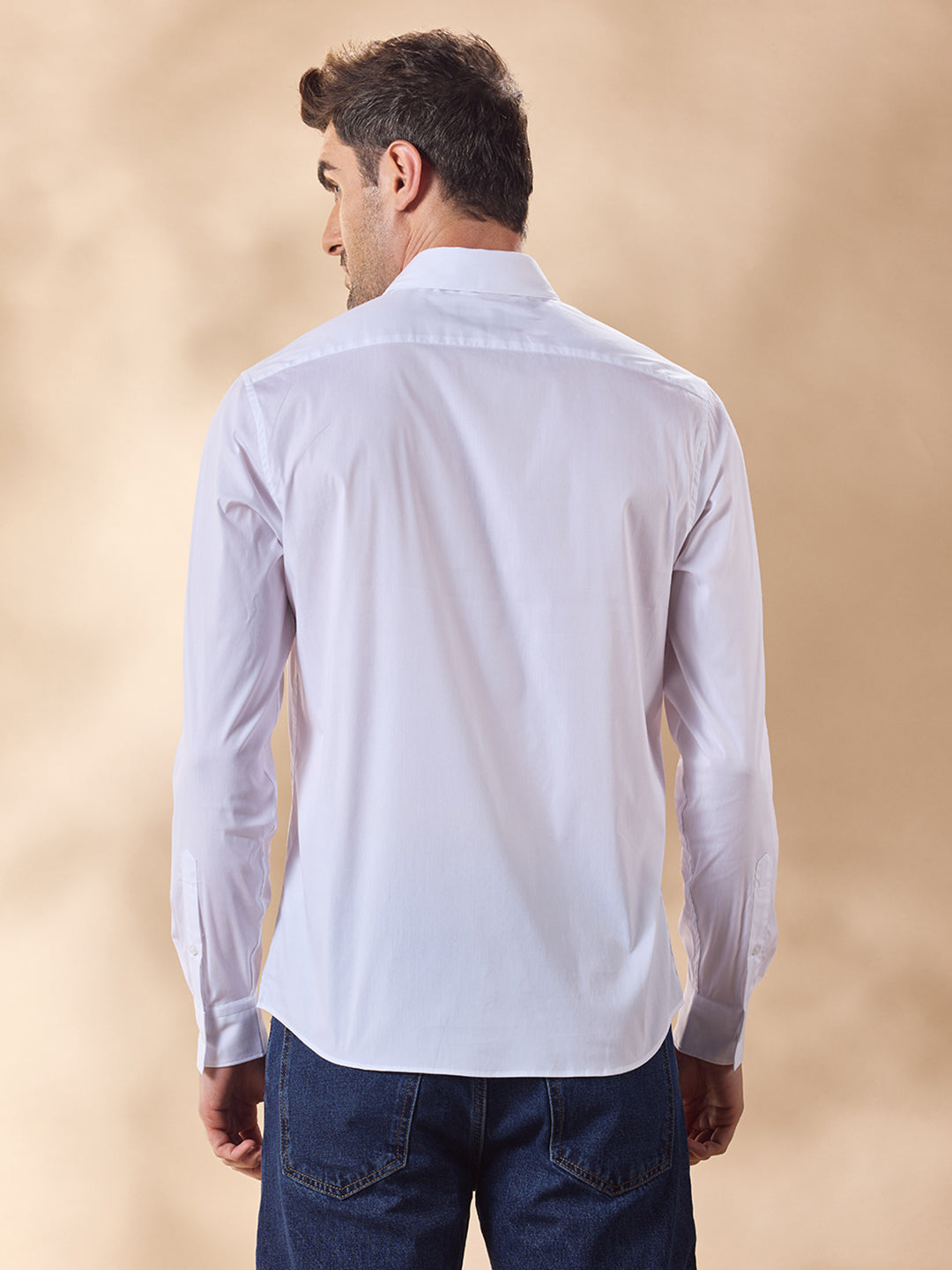 Aldeno Men White Casual Shirt (EDER)