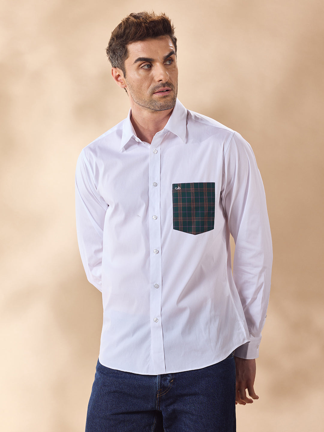 Aldeno Men White Casual Shirt (EDER)