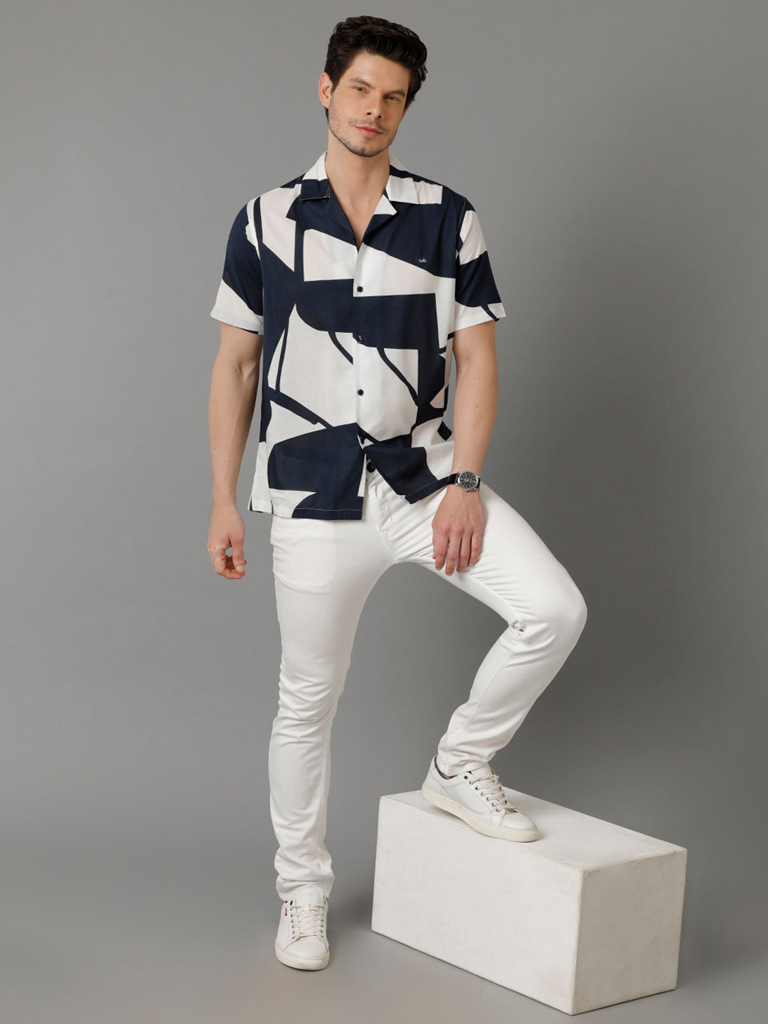 Aldeno Mens Regular Fit Solid Casual Modal Shirt (CALLI)