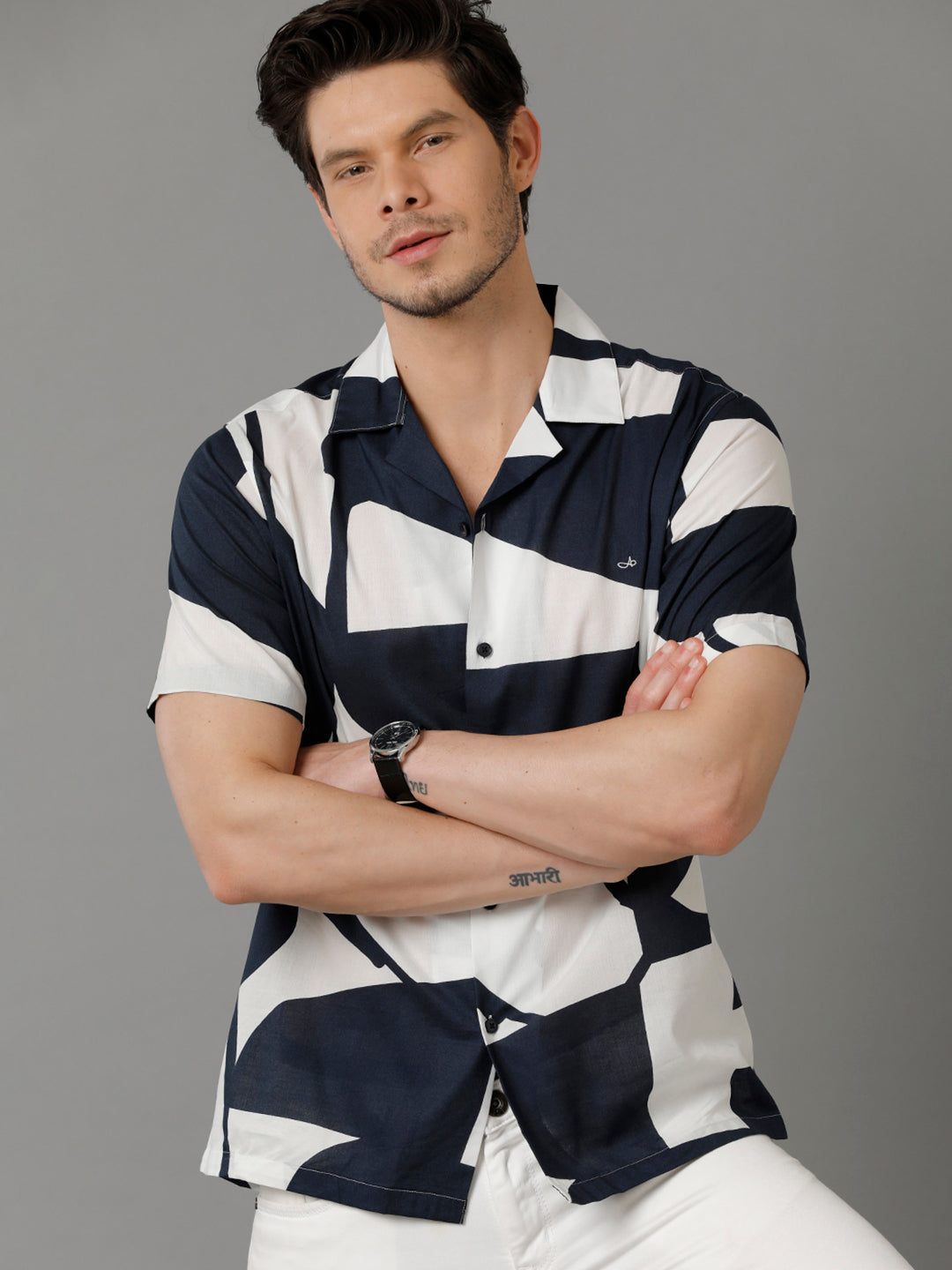 Aldeno Mens Regular Fit Solid Casual Modal Shirt (CALLI)
