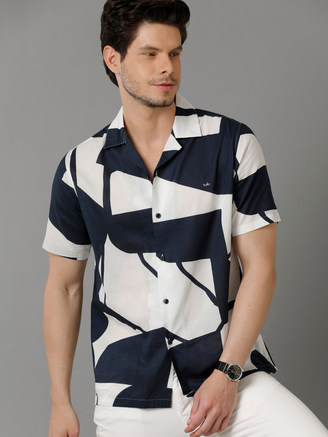 Aldeno Mens Regular Fit Solid Casual Modal Shirt (CALLI)
