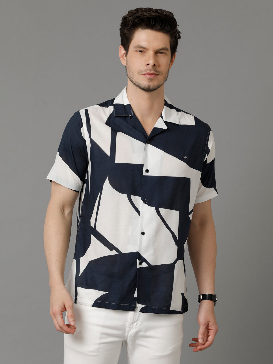 Aldeno Mens Regular Fit Solid Casual Modal Shirt (CALLI)