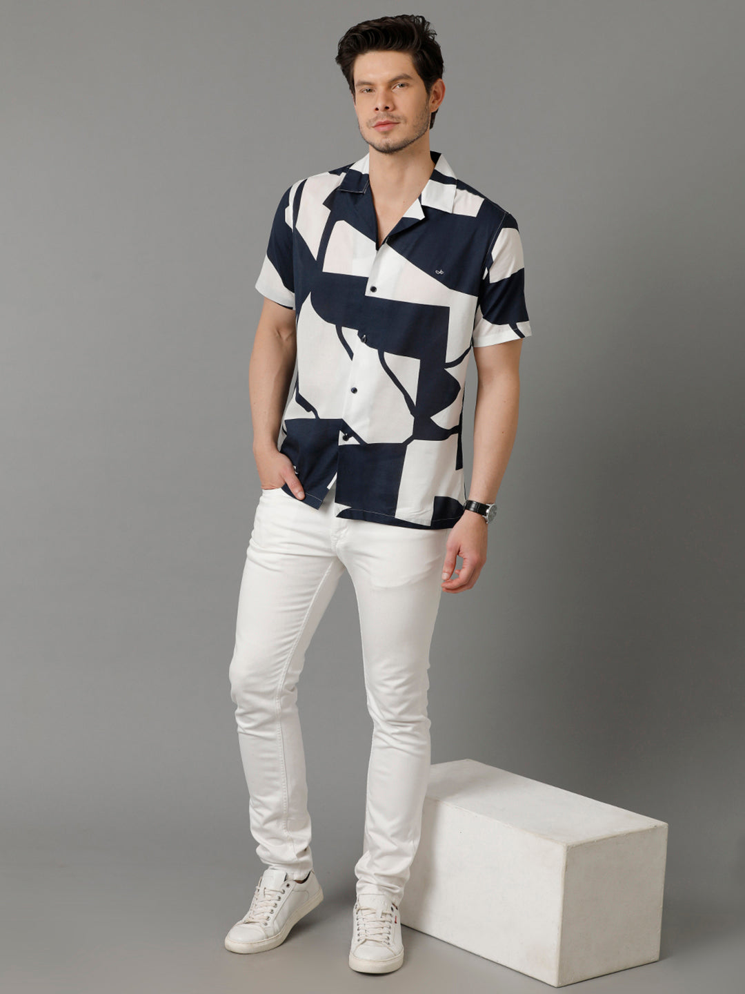 Aldeno Mens Regular Fit Solid Casual Modal Shirt (CALLI)