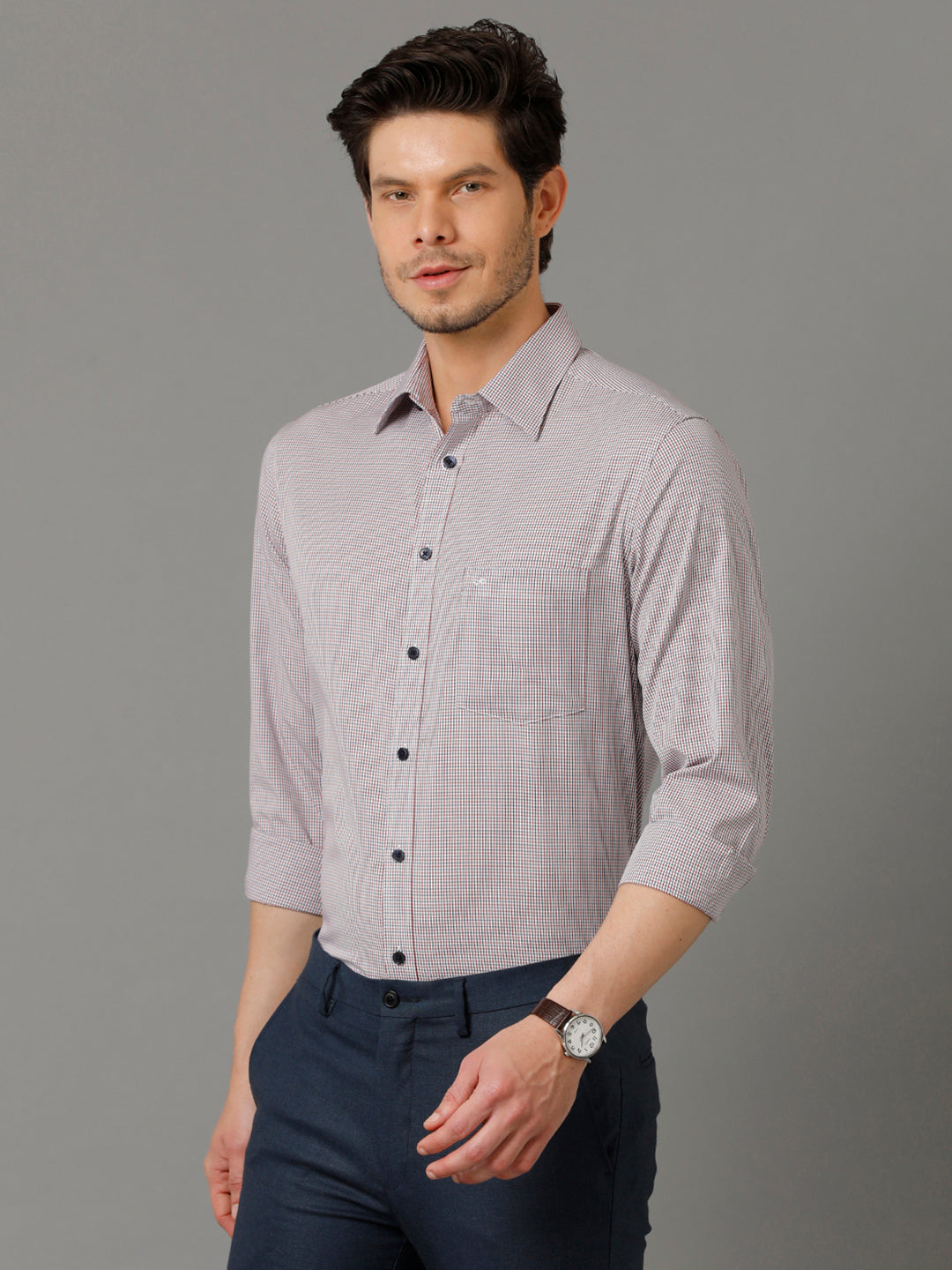 Aldeno Mens Regular Fit Other Checks Multi Casual Cotton Shirt (CAMIL)