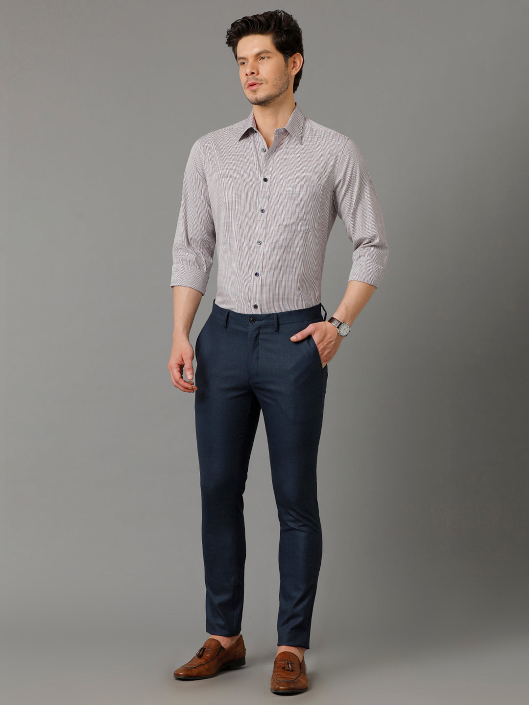 Aldeno Mens Regular Fit Other Checks Multi Casual Cotton Shirt (CAMIL)