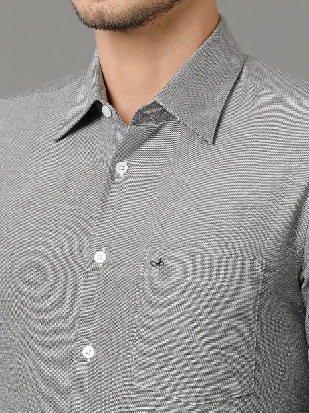 Aldeno Mens Slim Fit Solid Black Formal Oxford Shirt (CORB)