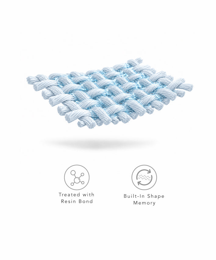 Interwoven cotton fibres