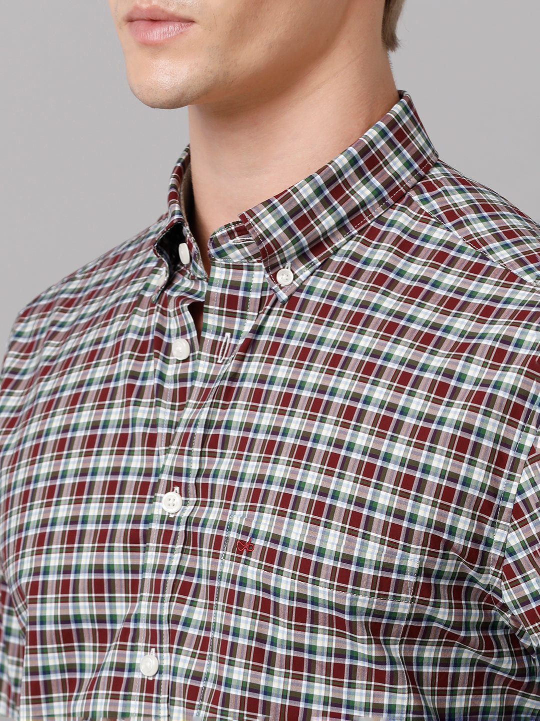 Aldeno Men Checkered Casual Multicolor Shirt (NIGAL)