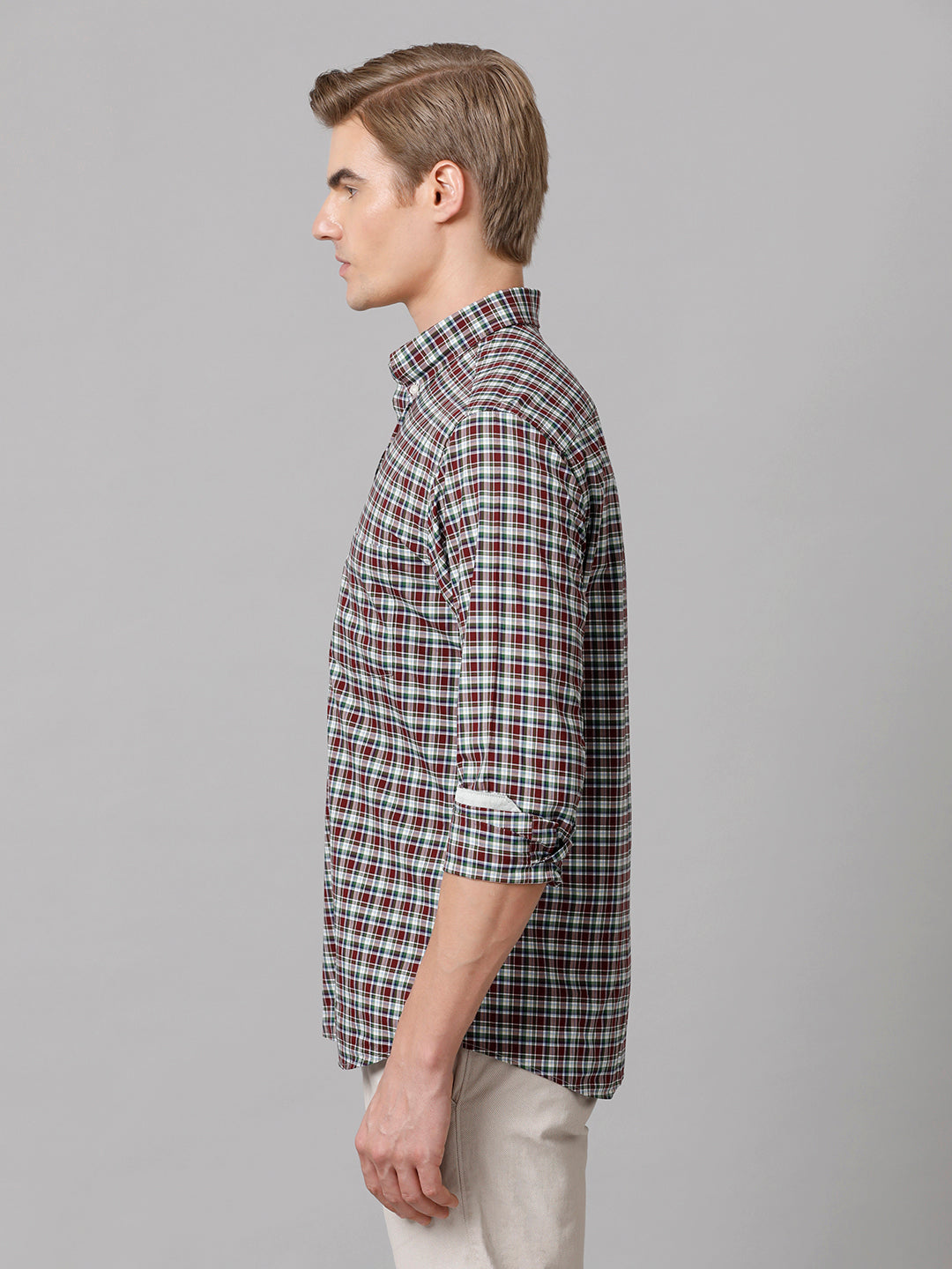 Aldeno Men Checkered Casual Multicolor Shirt (NIGAL)