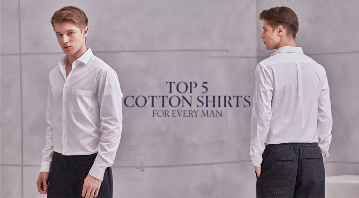 Top 5 Cotton Shirt Collection Every Man Should Own: Aldeno’s Signature Styles