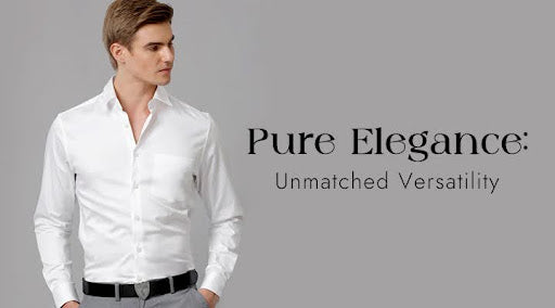 Ever recognized the power of white shirts for men?