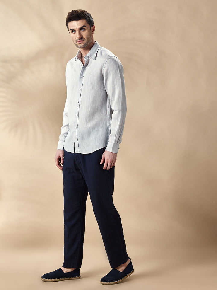 Aldeno Men Grey Formal Shirt (LIAM)