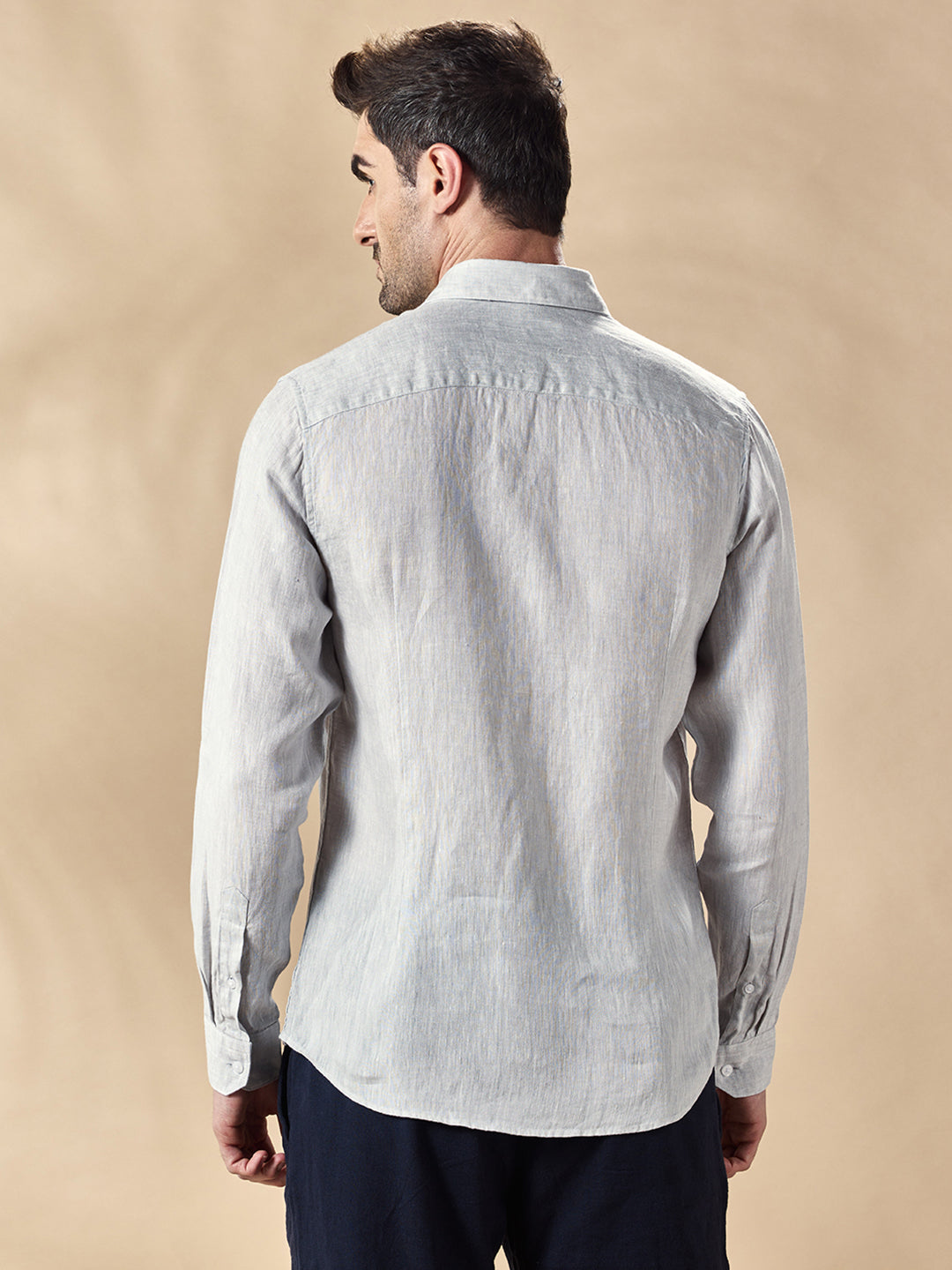 Aldeno Men Grey Formal Shirt (LIAM)