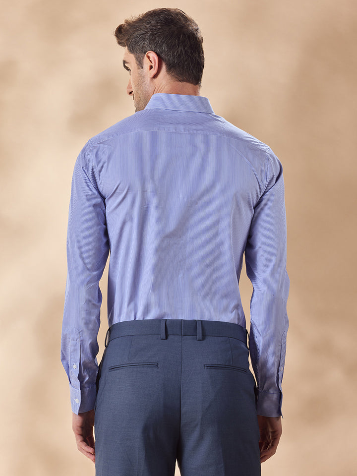 Aldeno Men Blue Casual Shirt (CABY)