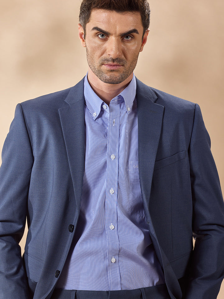 Aldeno Men Blue Casual Shirt (CABY)