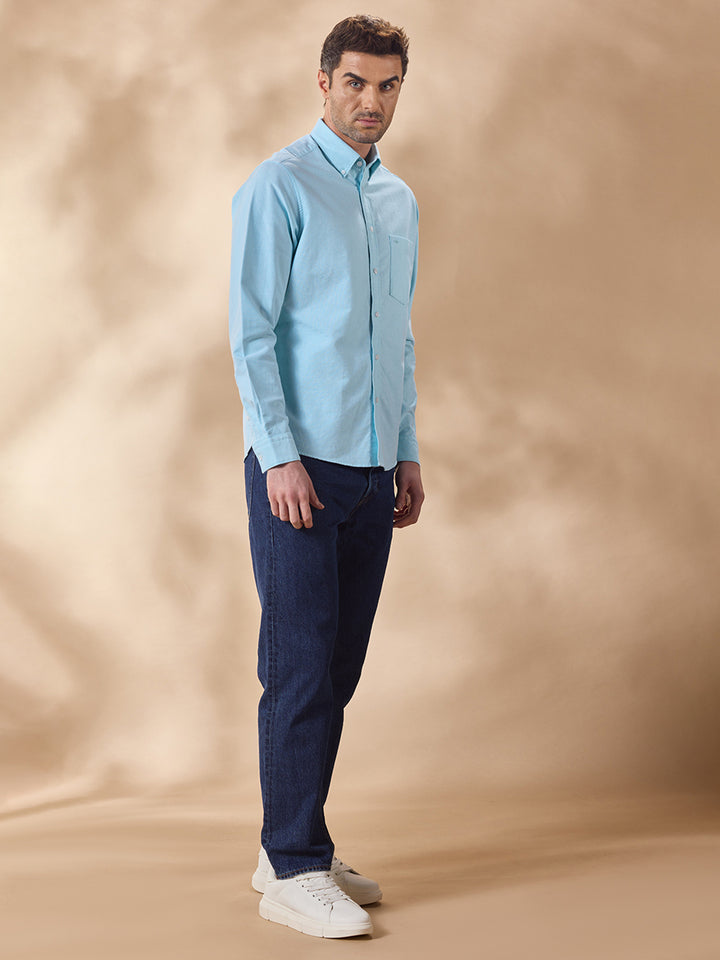 Chinos Casual Light Blue Button Up Shirt Mens Outfit Blue Linen