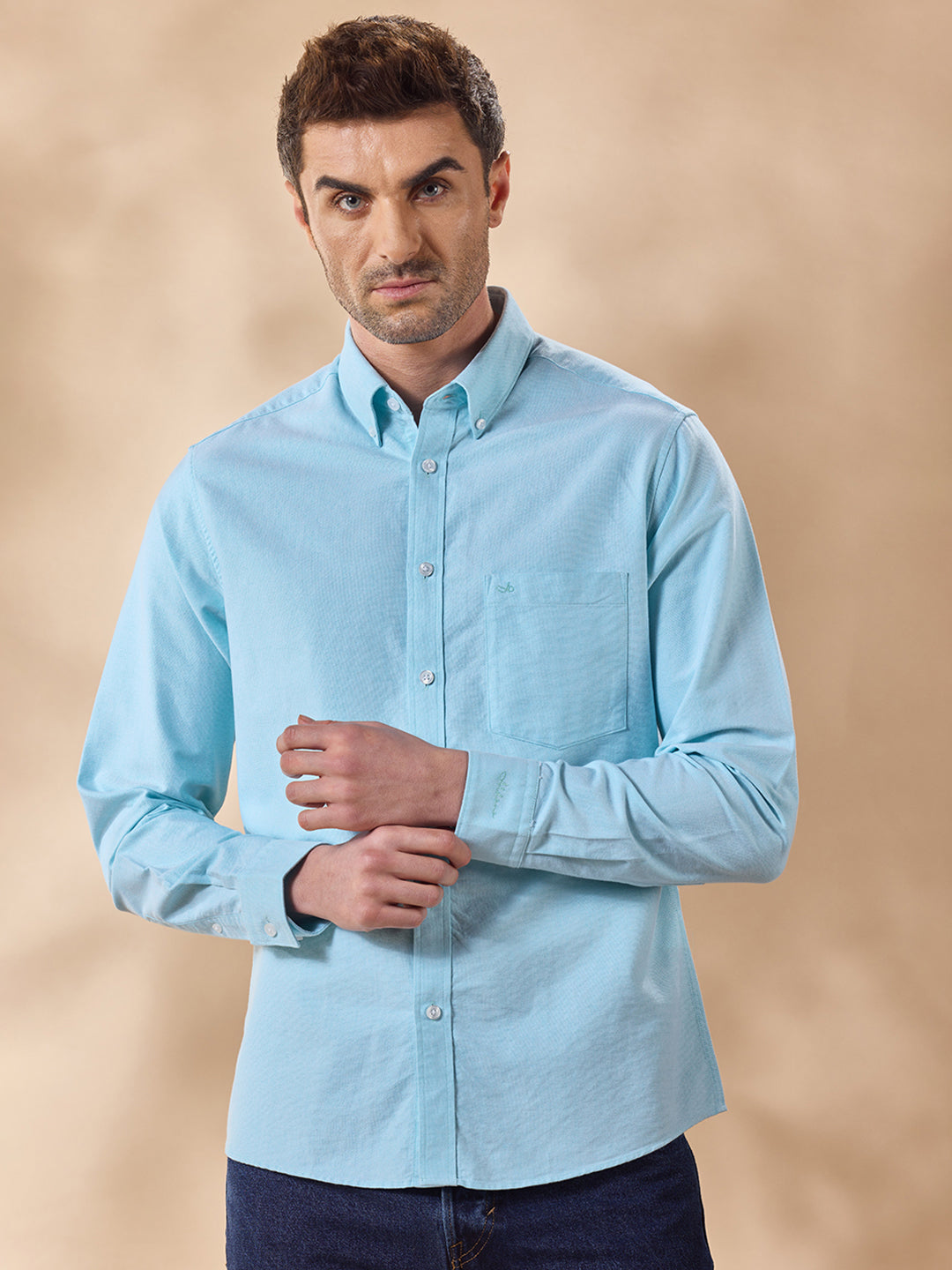 Aldeno Men Blue Casual Shirt (REMI)