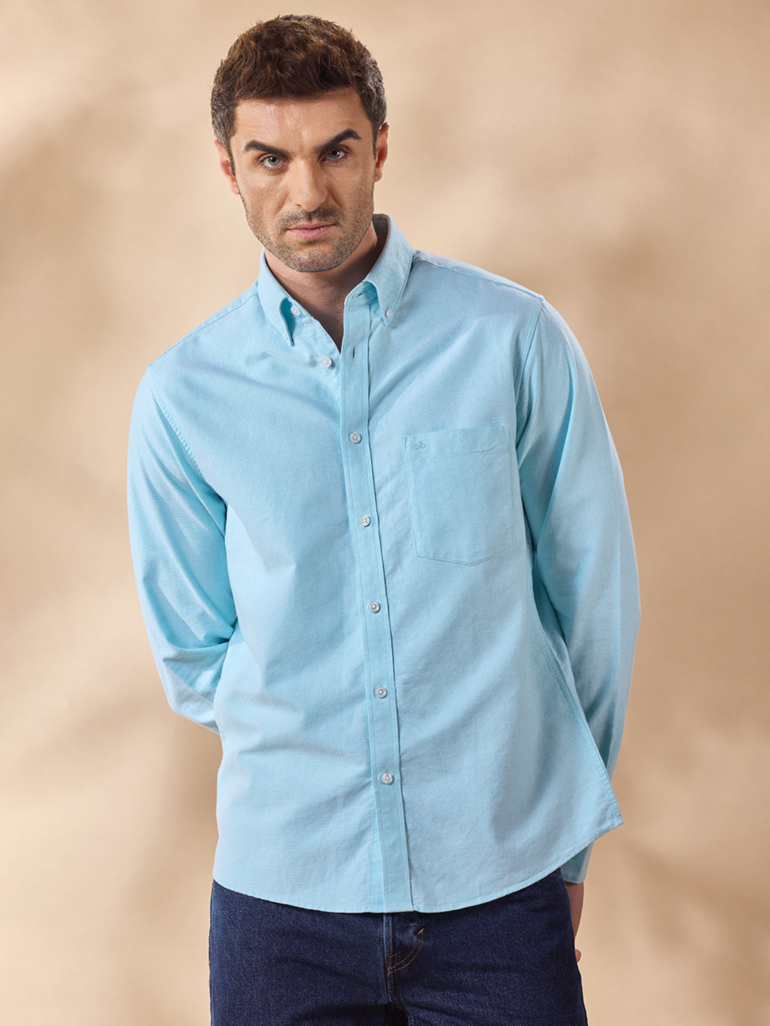 Aldeno Men Blue Casual Shirt (REMI)