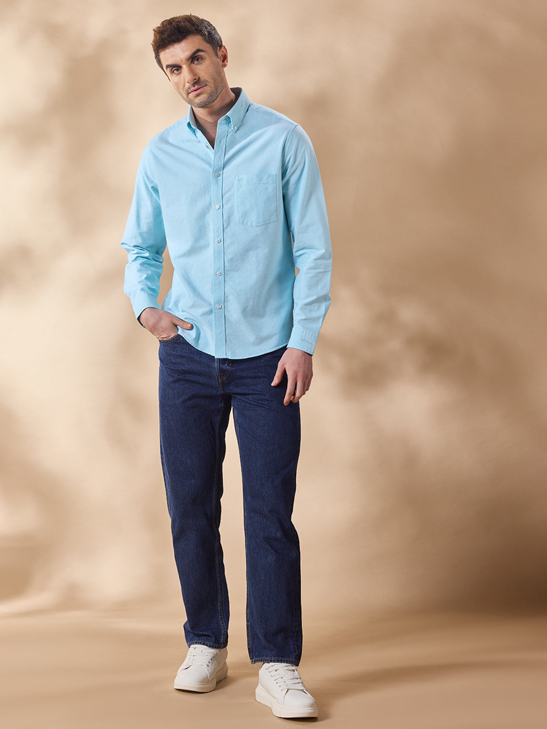 Aldeno Men Blue Casual Shirt (REMI)