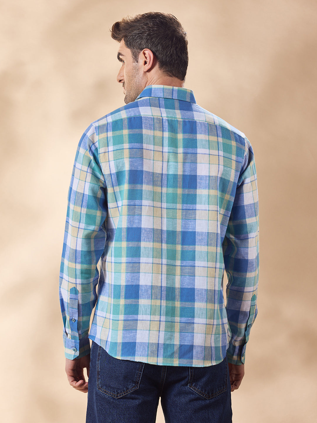 Aldeno Men Blue Casual Shirt (RITE)