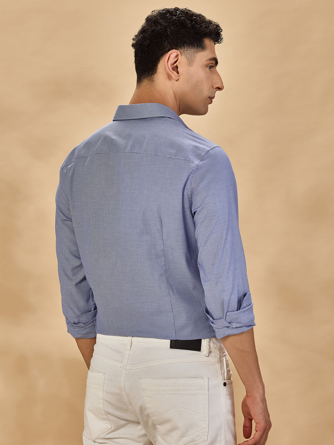 Aldeno Men Blue Formal Shirt (SEAN)