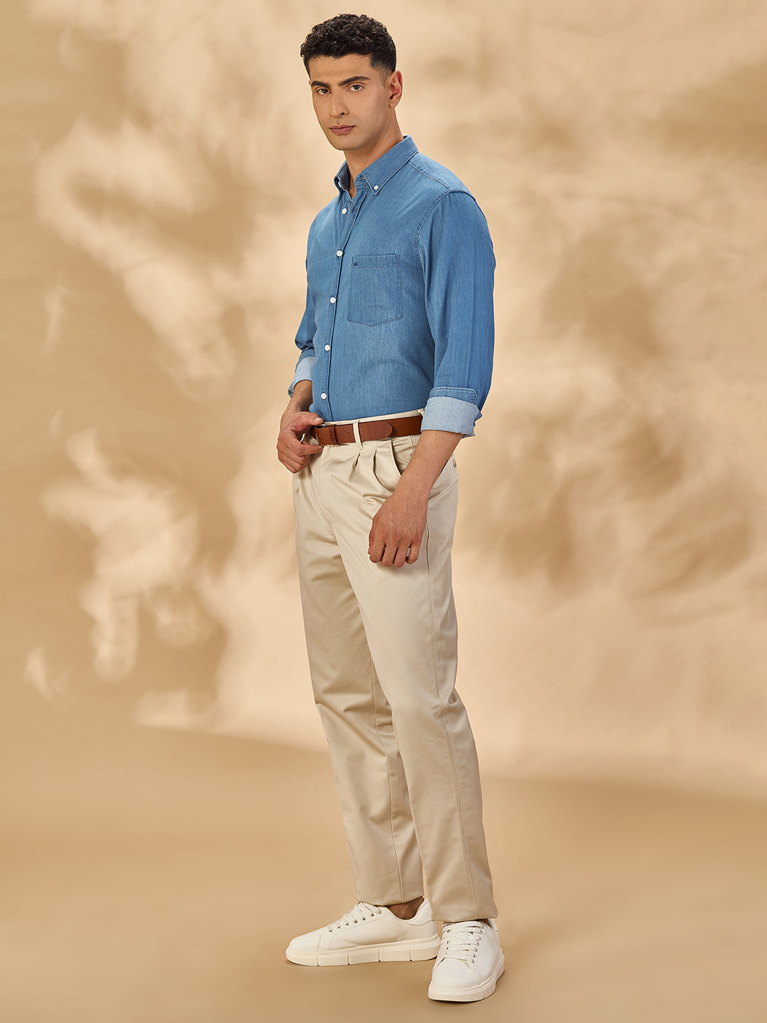 Aldeno Men Blue Casual Shirt (DACE)