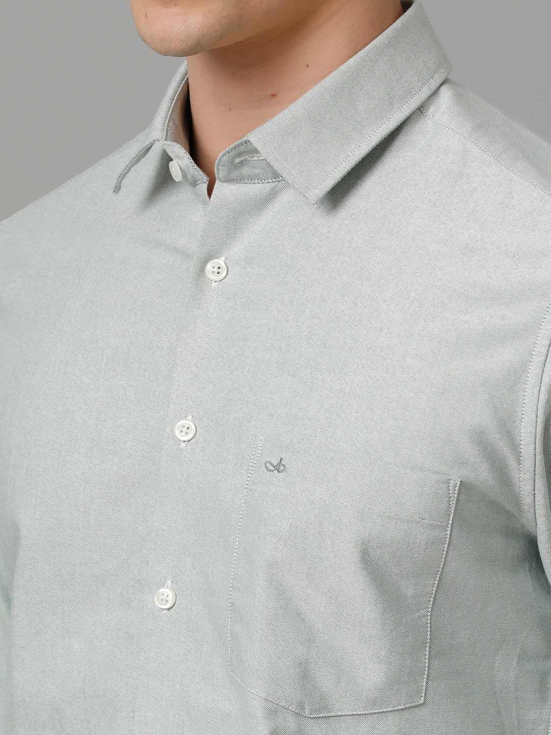 Aldeno Men Solid Casual Green Shirt (CASEY)