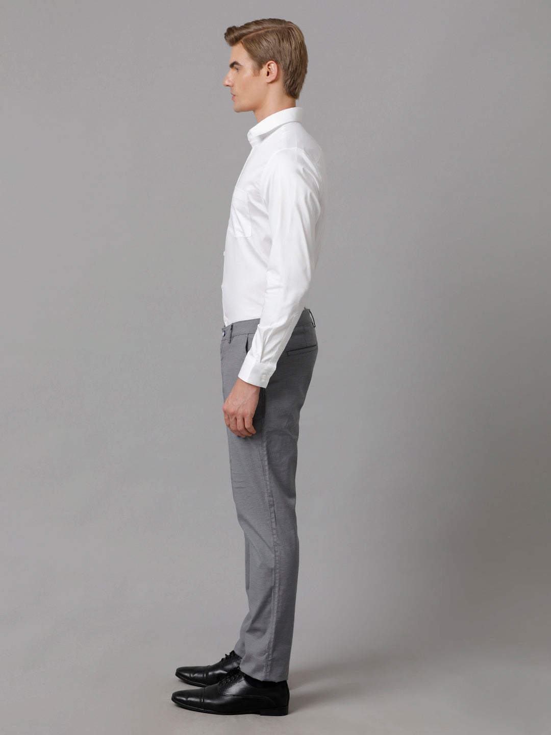Aldeno Men Solid Formal White Shirt For men